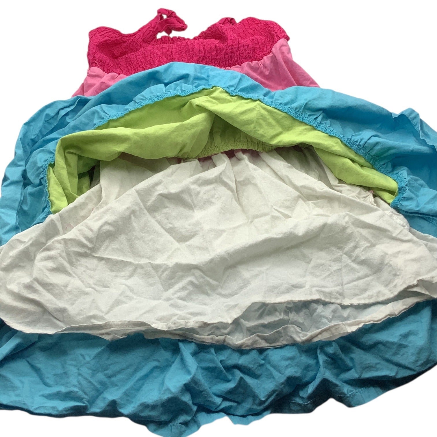 Gymboree Girls Summer Dress Ice Cream Sweetie Color Block Dress Multicolor Sz 12