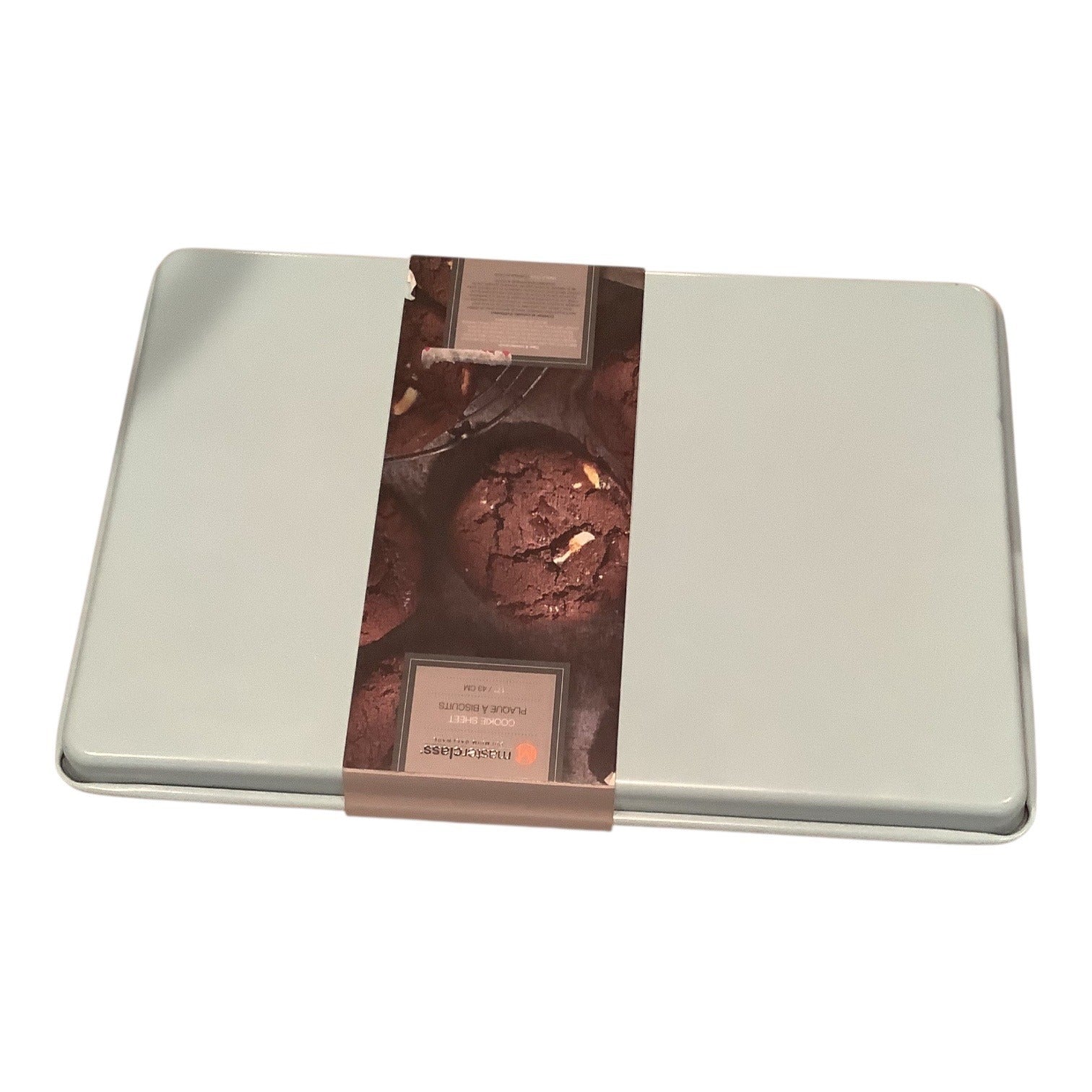 MasterClass Cookie Sheet Baking Tray Non-Stick Heavy Duty 17 In Aqua Finish
