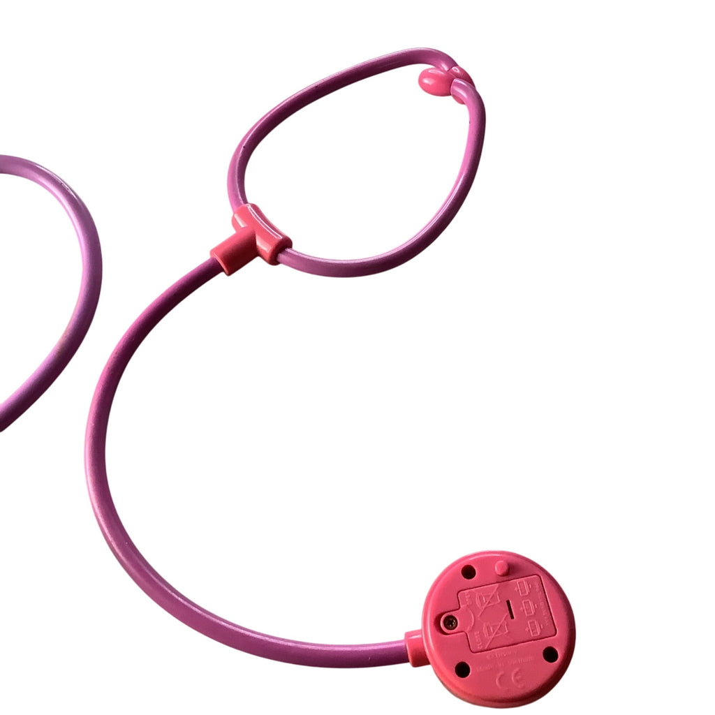 Doc McStuffins Kids Play Stethoscope Set 2 Pc Pink & Purple Bandage Design