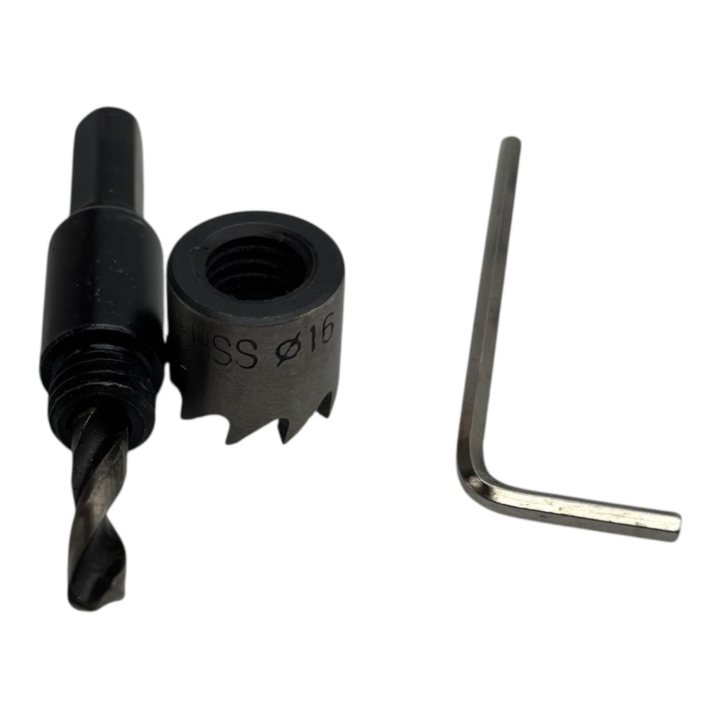 Anrui H.S.S Hole Saw Cutter Kit 16 High-Speed Steel 280-300R/MM Drill Bit Set