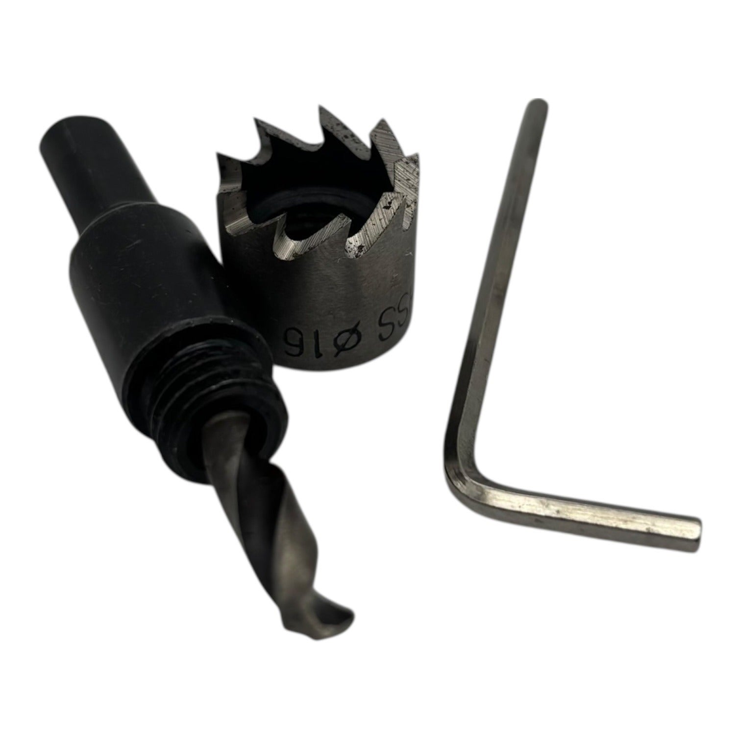 Anrui H.S.S Hole Saw Cutter Kit 16 High-Speed Steel 280-300R/MM Drill Bit Set