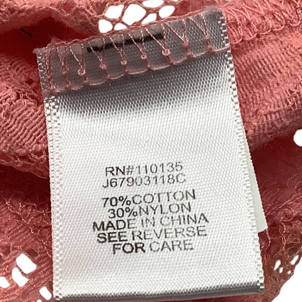 Beauttees Pink Lace Kids Jacket With Asymmetrical Zipper Closure Size 6X