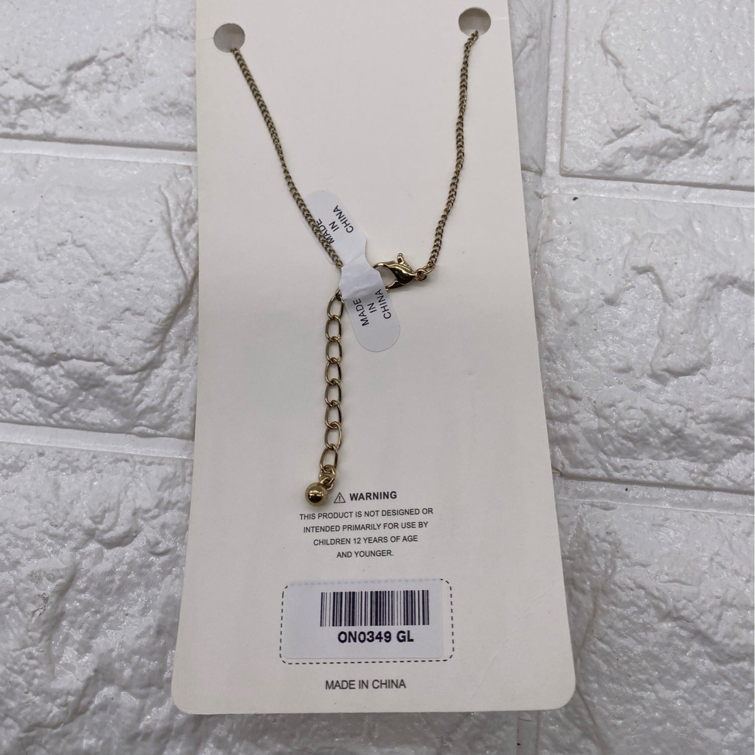 Fashion Leader Unisex Gold Tone Cross Pendant Necklace 16"