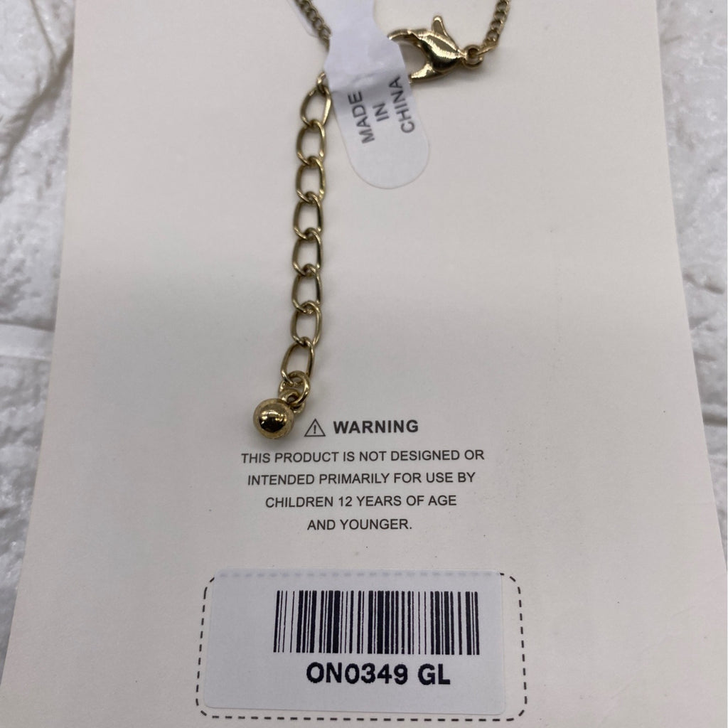 Fashion Leader Unisex Gold Tone Cross Pendant Necklace 16"