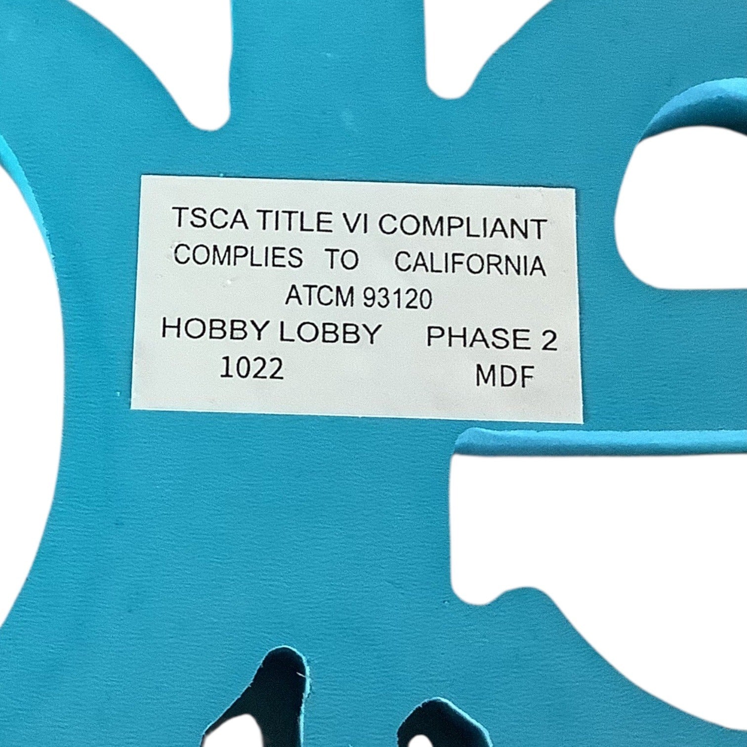 The Spring Shop Blue Glitter Welcome Sign Home Wall Decor Hanging Door Plaque