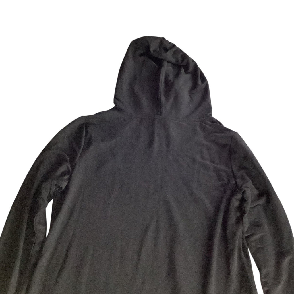 Calvin Klein Side Logo Hoodie Black Dress Womens Size L Long Sleeve