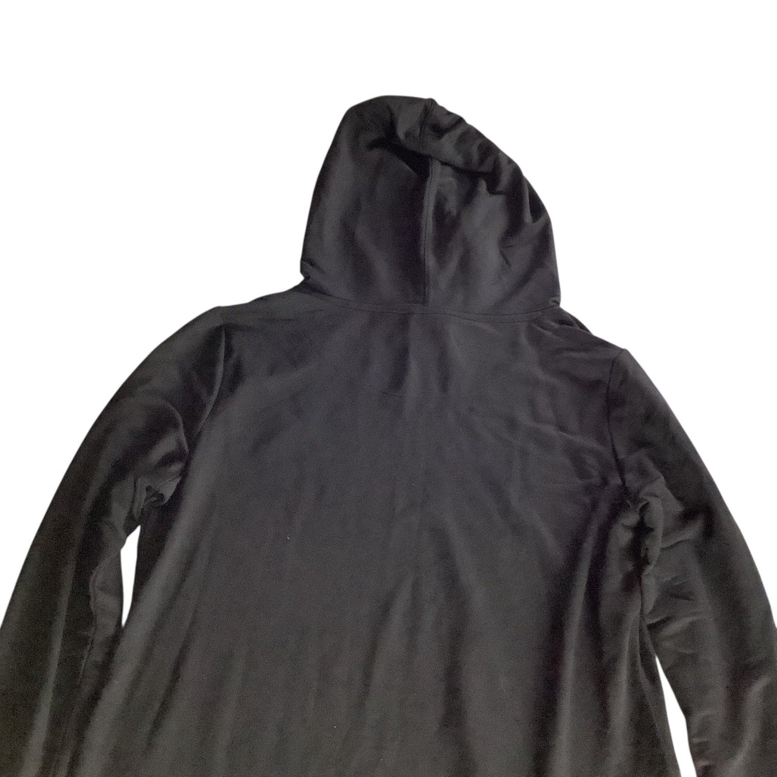 Calvin Klein Side Logo Hoodie Black Dress Womens Size L Long Sleeve