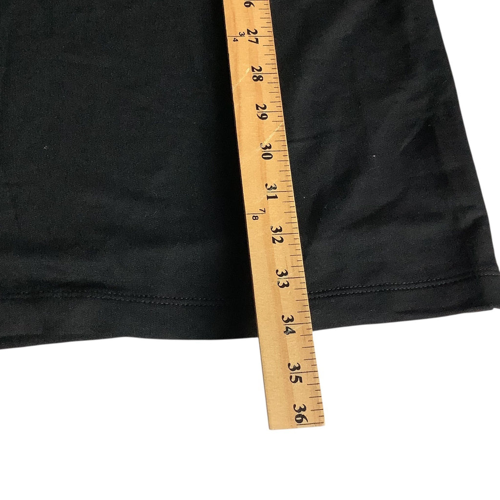 Calvin Klein Side Logo Hoodie Black Dress Womens Size L Long Sleeve