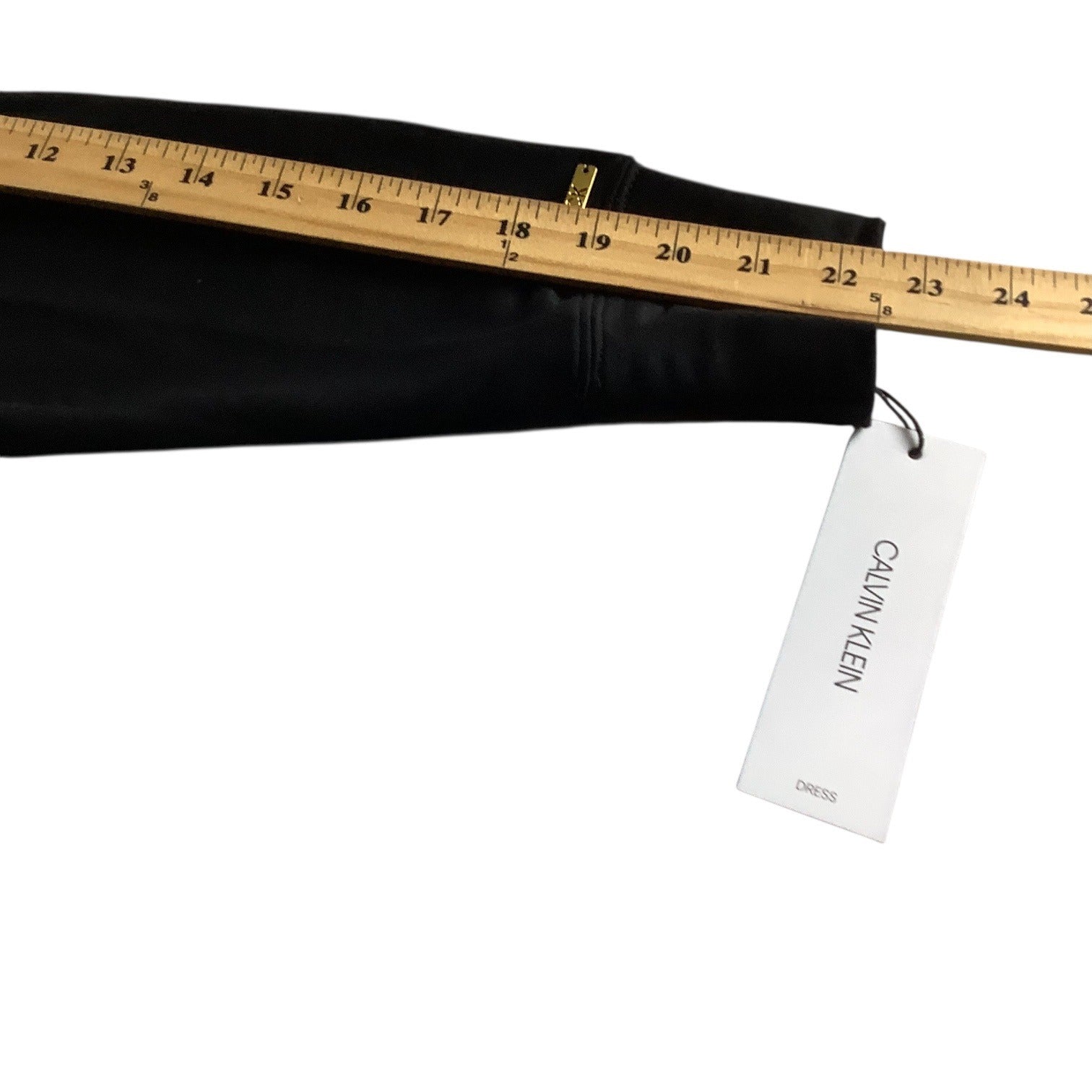 Calvin Klein Side Logo Hoodie Black Dress Womens Size L Long Sleeve