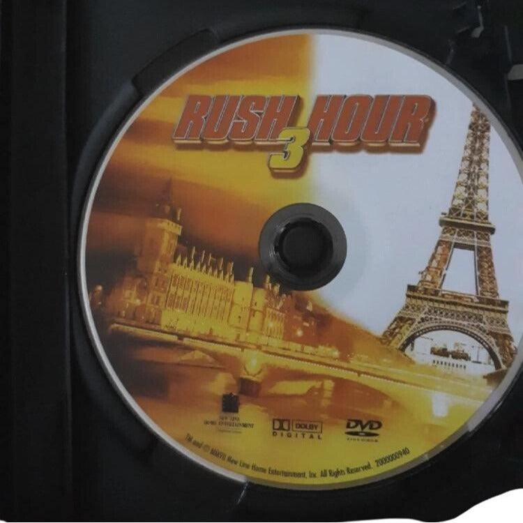 Rush Hour 3 DVD Jackie Chan Chris Tucker 2007 Action Comedy Movie