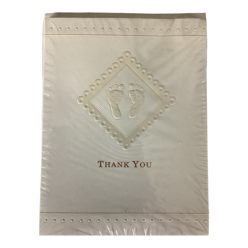 American Greetings Thank You Cards With Envelopes 7 Packs Footprint Design Blank Inside