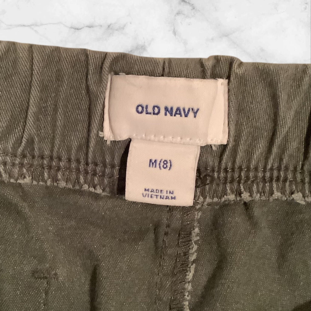 Old Navy Boys Gray Cargo Shorts Size  M 8