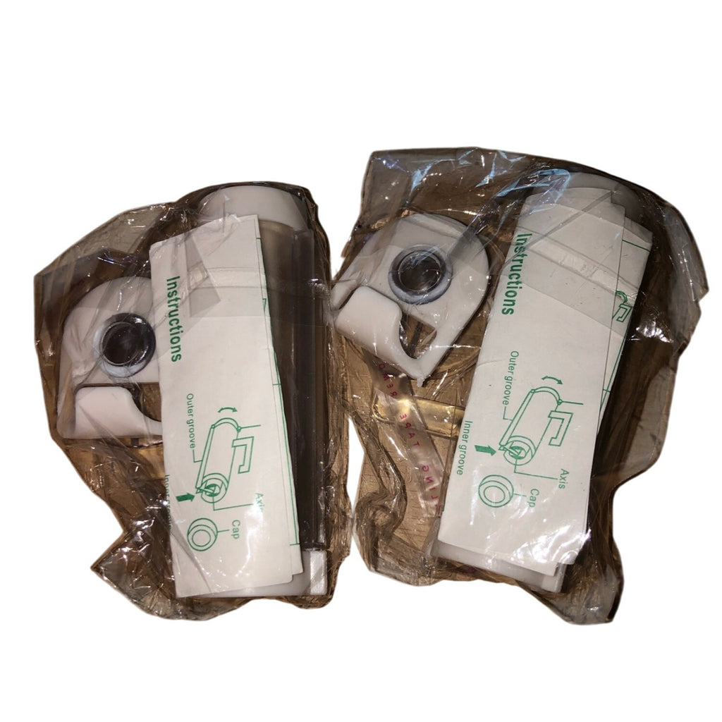 Rolling Tube Toothpaste Squeezer Bathroom Gadget Set Of 2 White Plastic