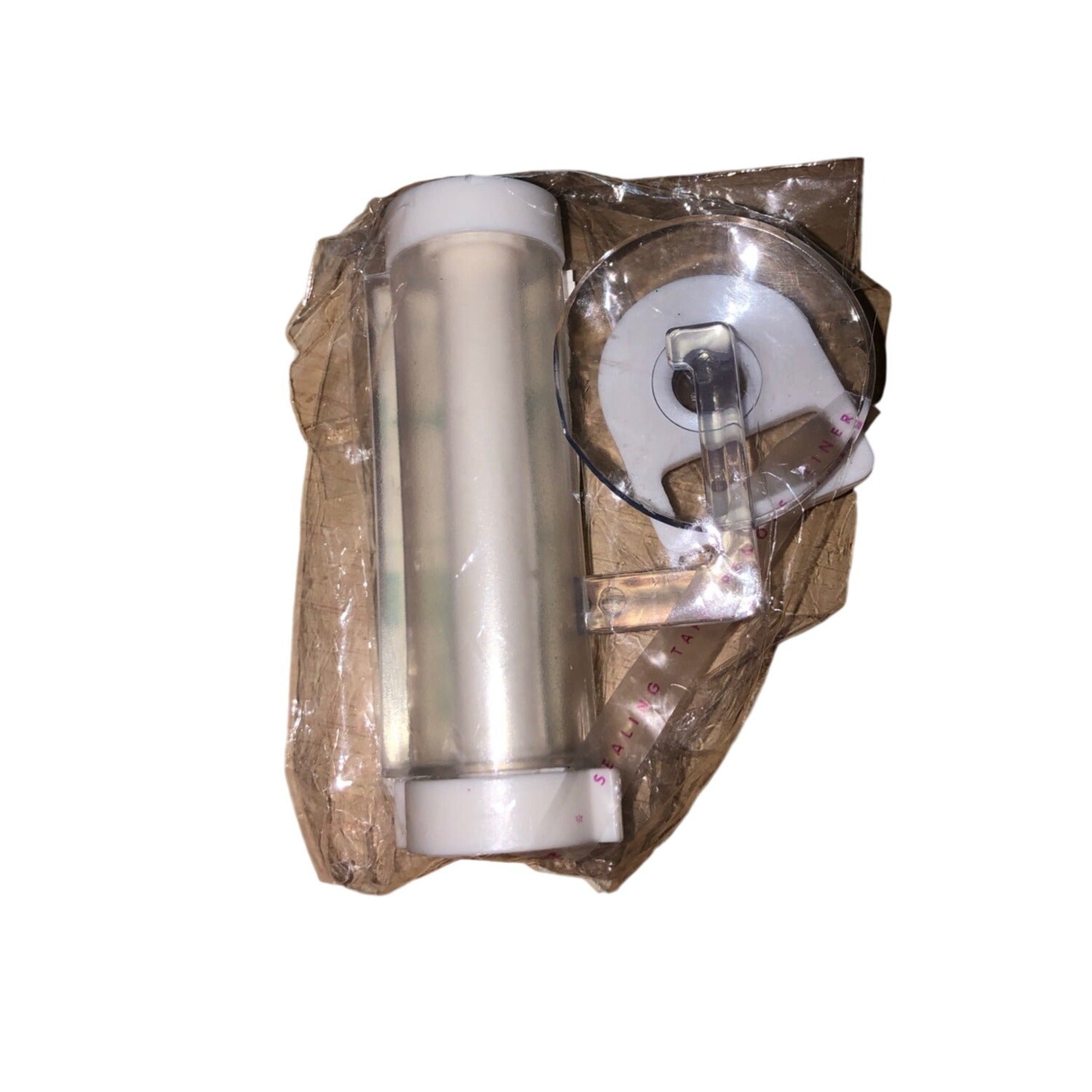 Rolling Tube Toothpaste Squeezer Bathroom Gadget Set Of 2 White Plastic