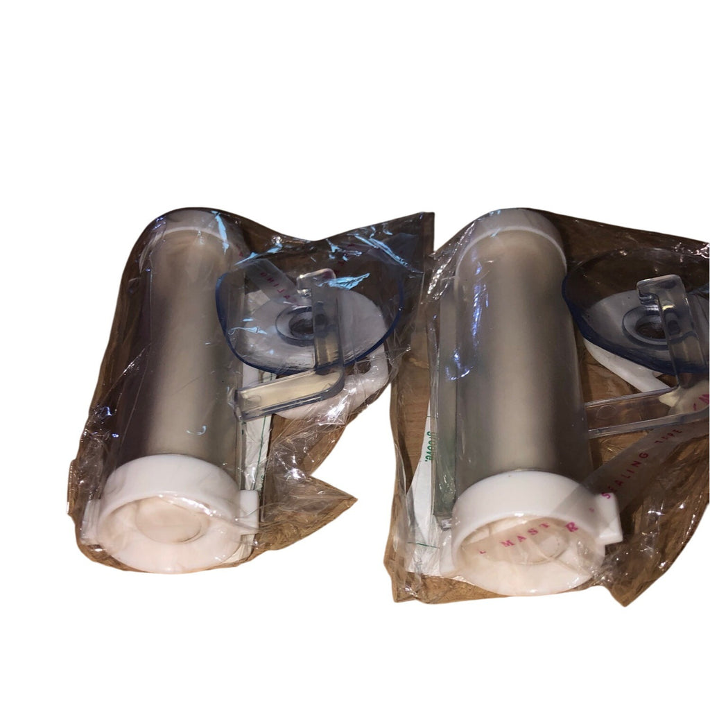 Rolling Tube Toothpaste Squeezer Bathroom Gadget Set Of 2 White Plastic