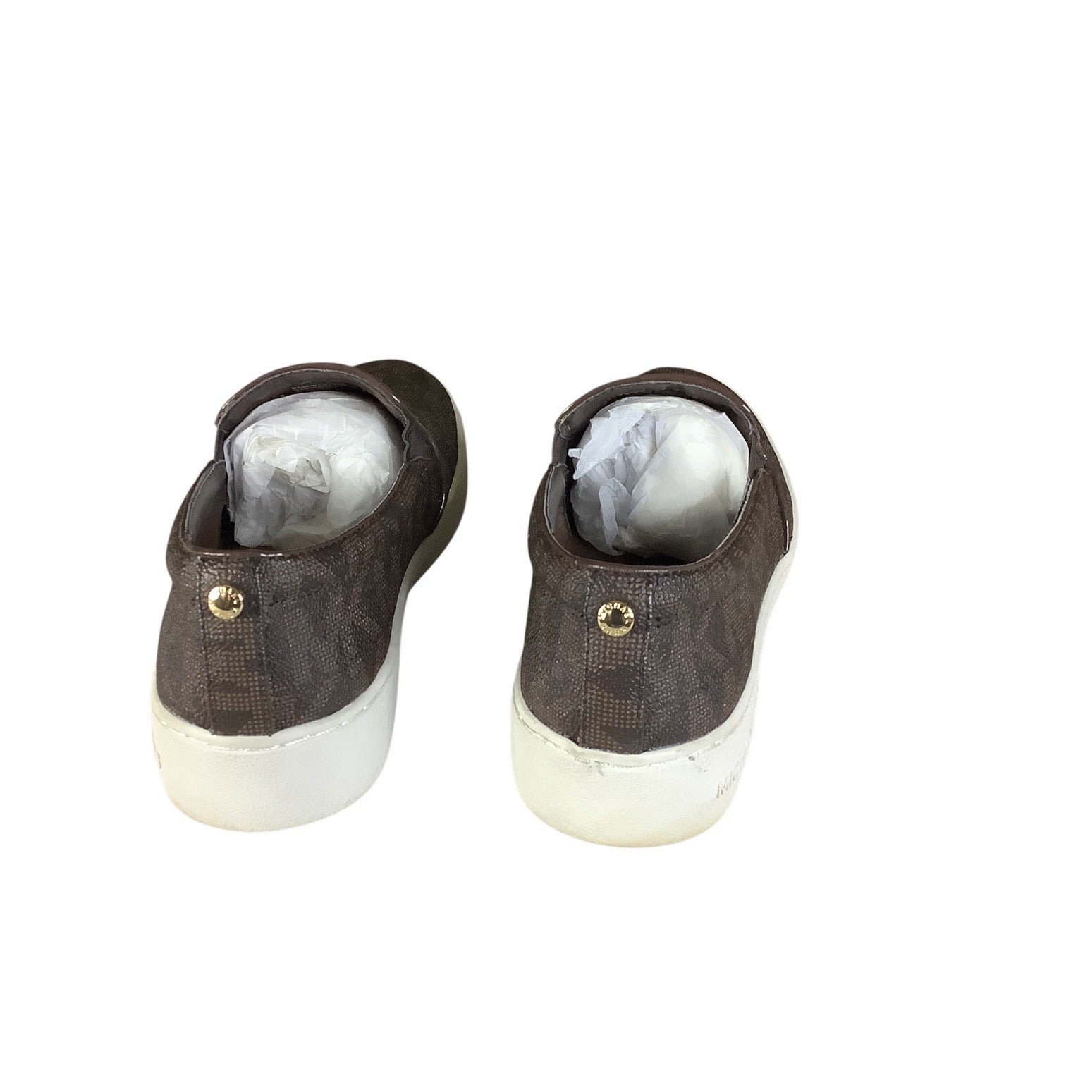 Michael Michael Kors Keaton Slip on Sneakers Women's Shoes Brown Size 7M