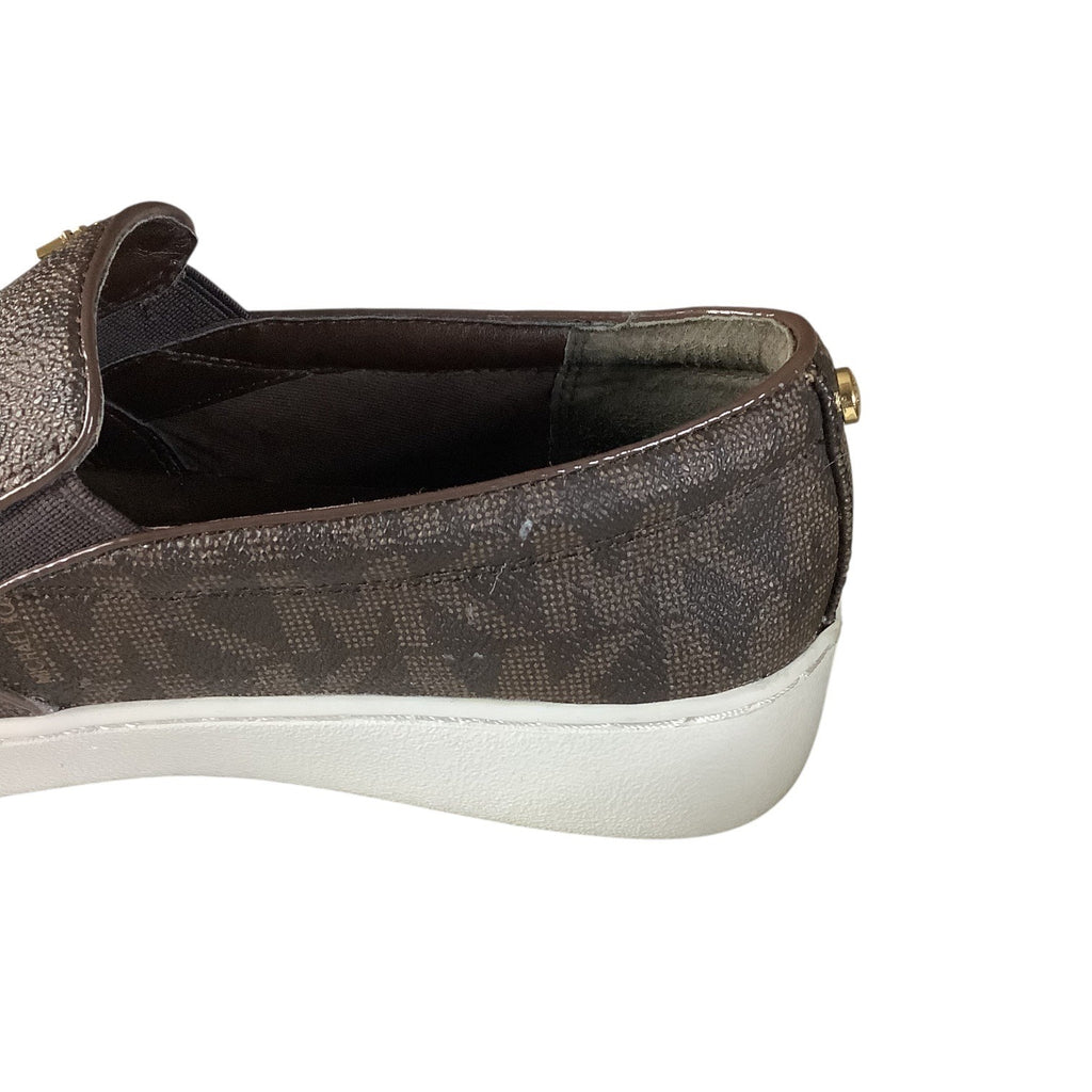 Michael Michael Kors Keaton Slip on Sneakers Women's Shoes Brown Size 7M