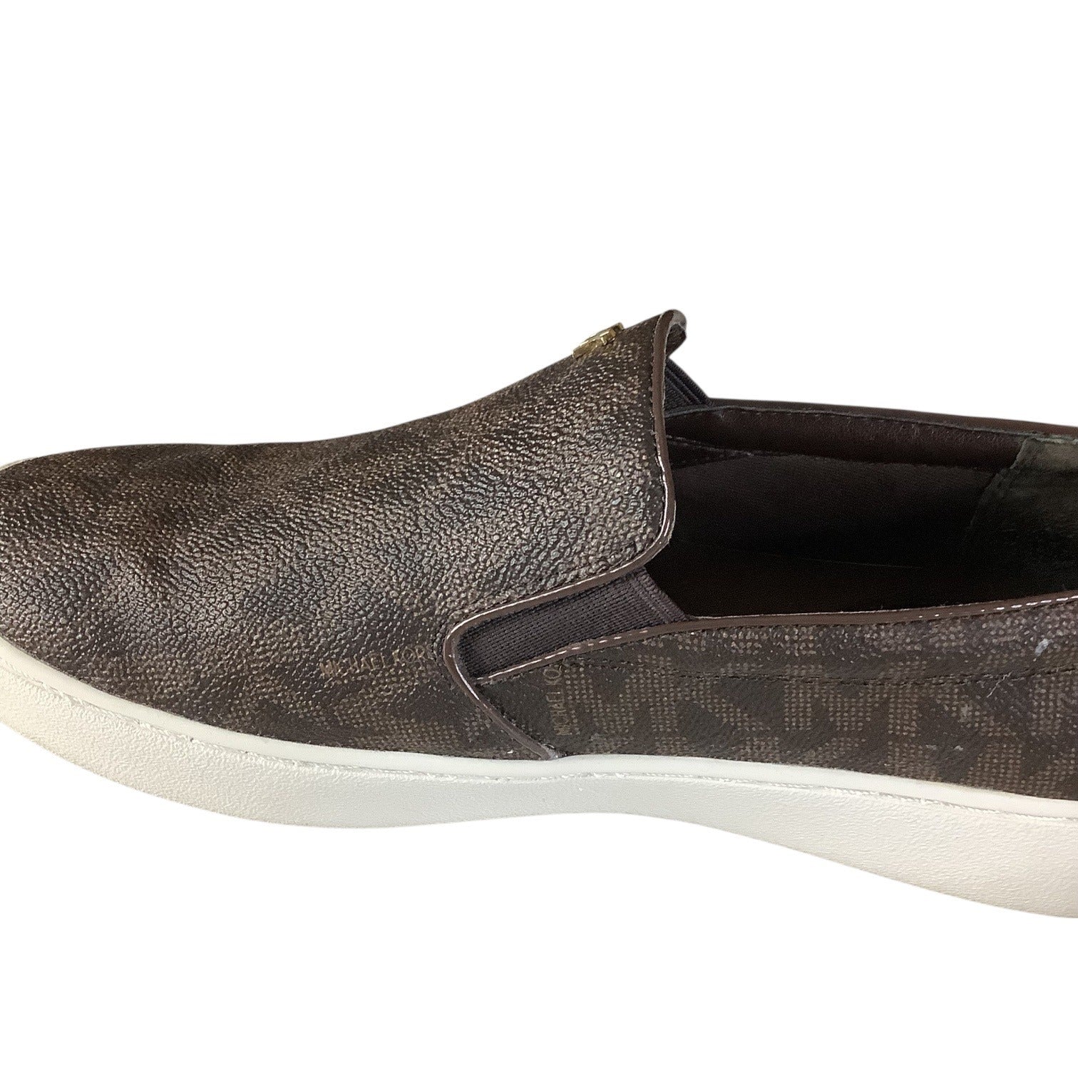 Michael Michael Kors Keaton Slip on Sneakers Women's Shoes Brown Size 7M