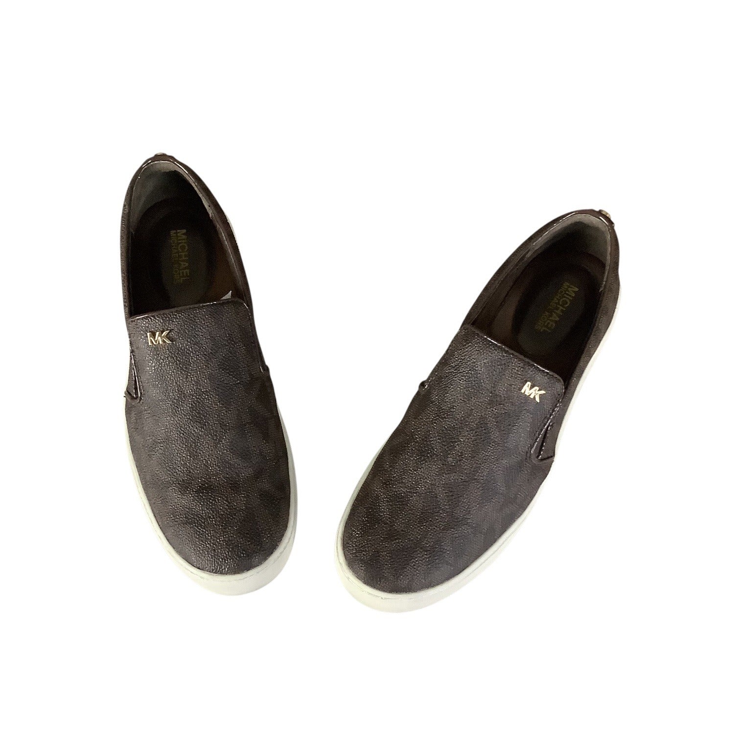 Michael Michael Kors Keaton Slip on Sneakers Women's Shoes Brown Size 7M