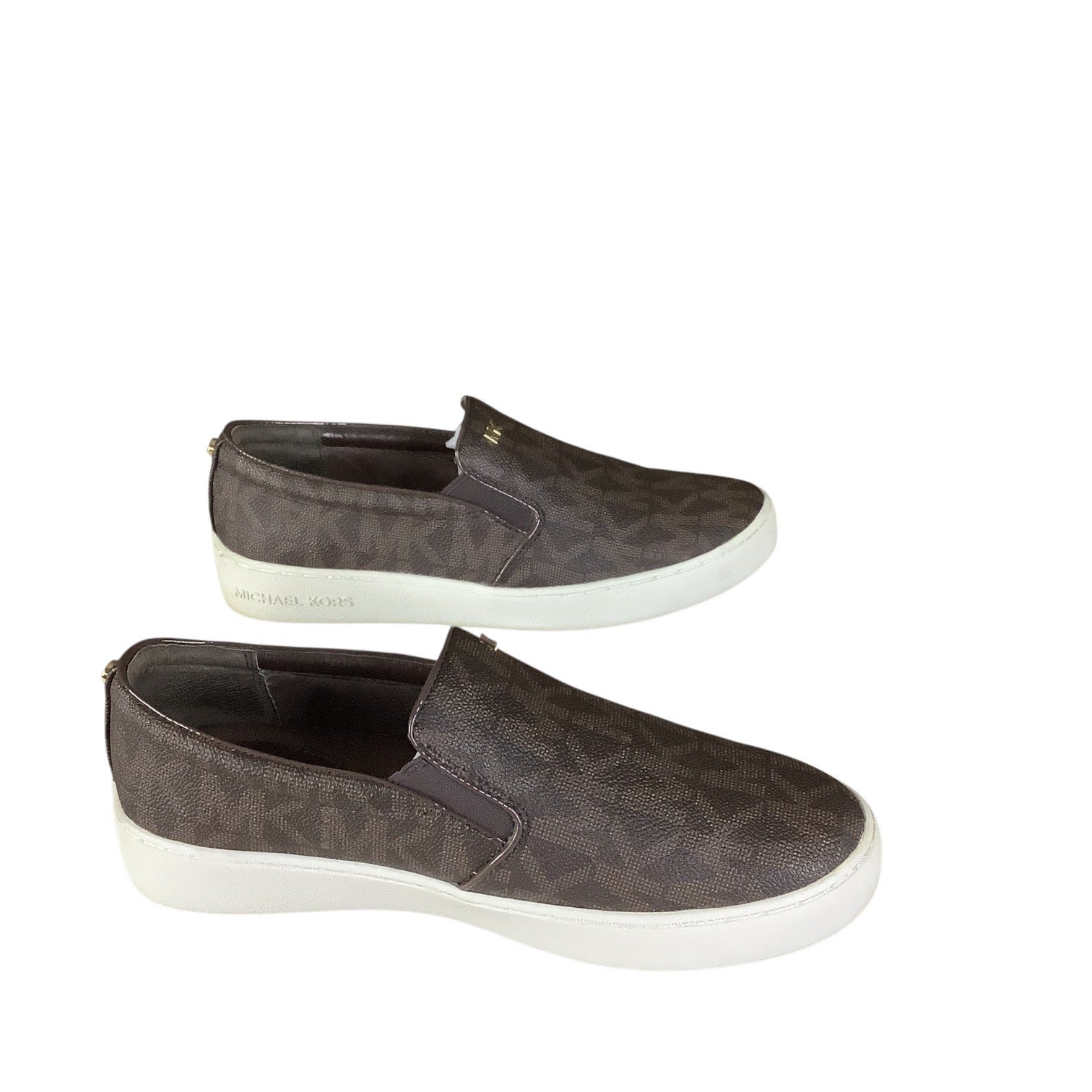 Michael Michael Kors Keaton Slip on Sneakers Women's Shoes Brown Size 7M