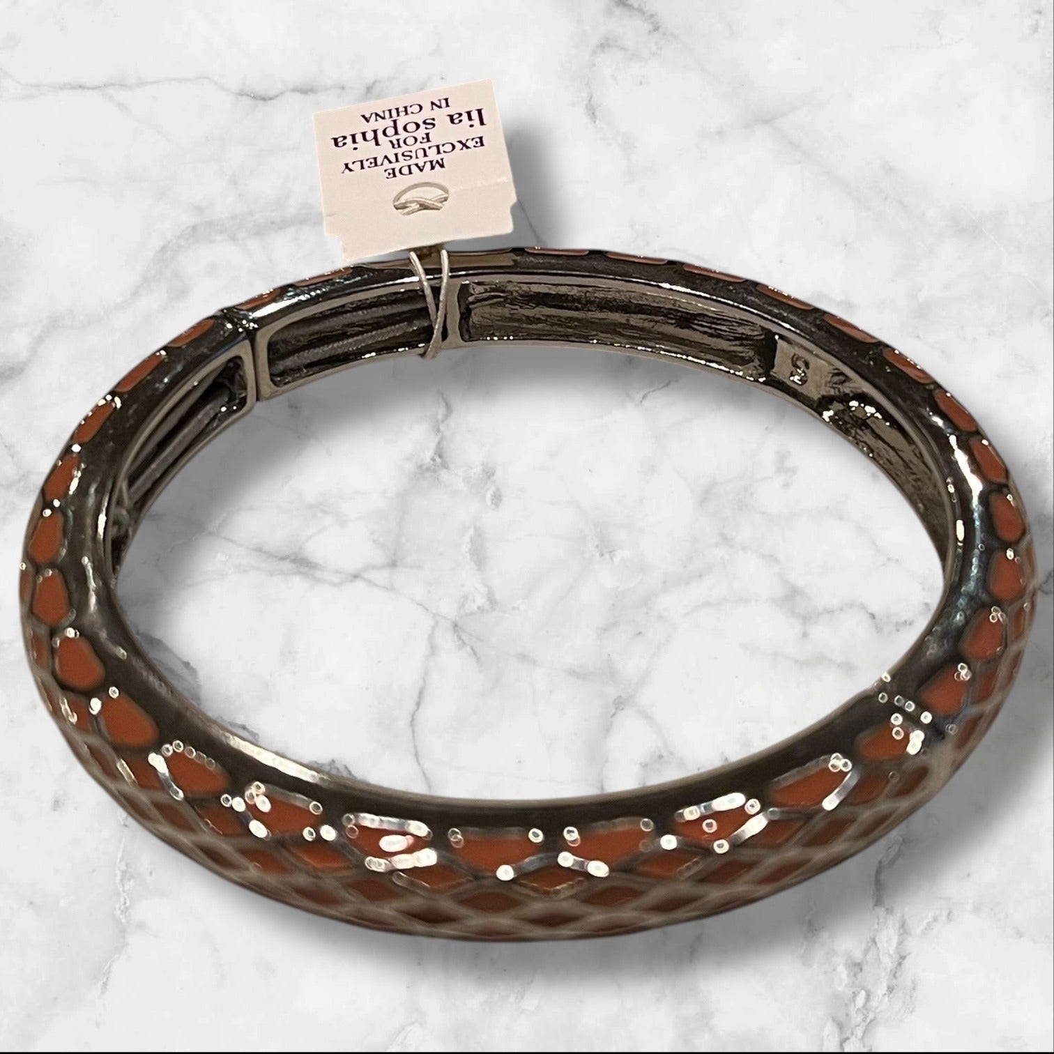 Lia Sophia Honey Lust Bracelet -Burnt Orange Style No 13087