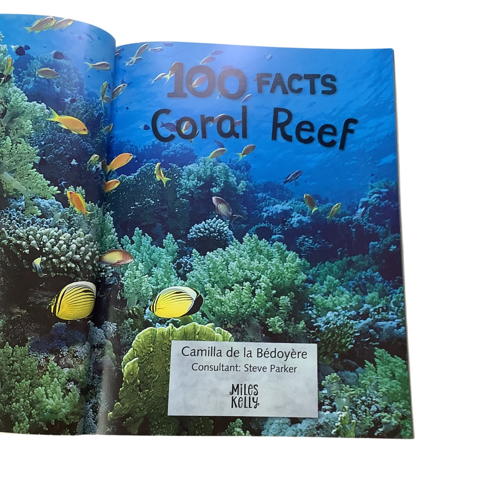 100 Facts Coral Reef Paperback Book Bundle Miles Kelly Children’s Educational Books