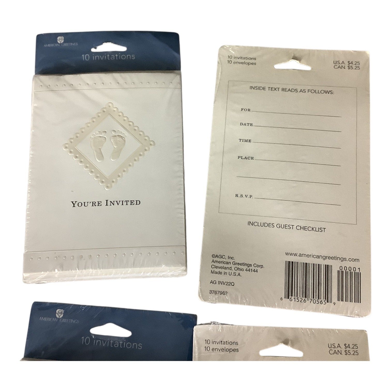 Youre Invited Baby Shower Invitations 4 Pack (10 Each) By American Greetings