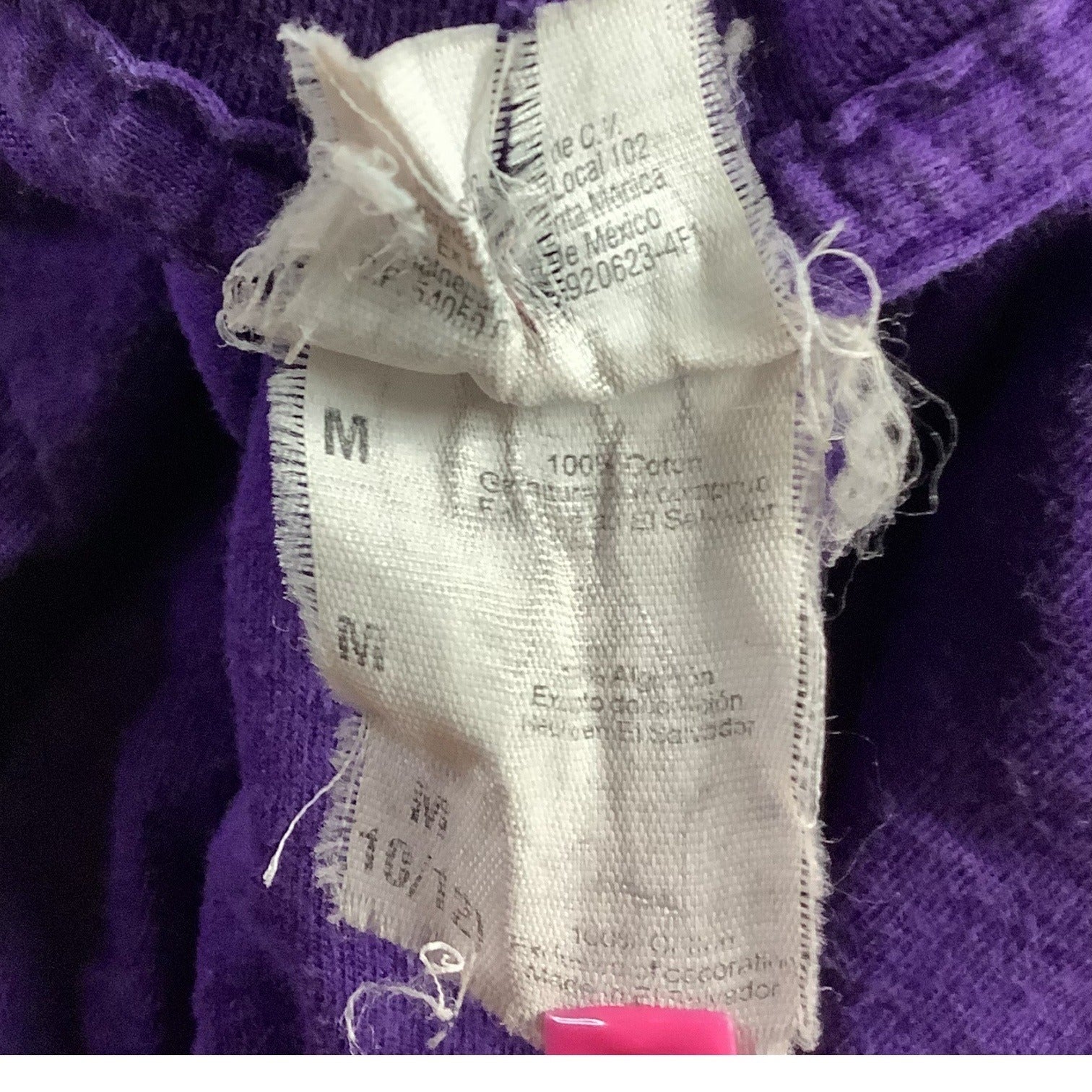 Jerzees Girls Crew Neck T-Shirt Purple Size M 10-12 Short Sleeve Casual Cotton