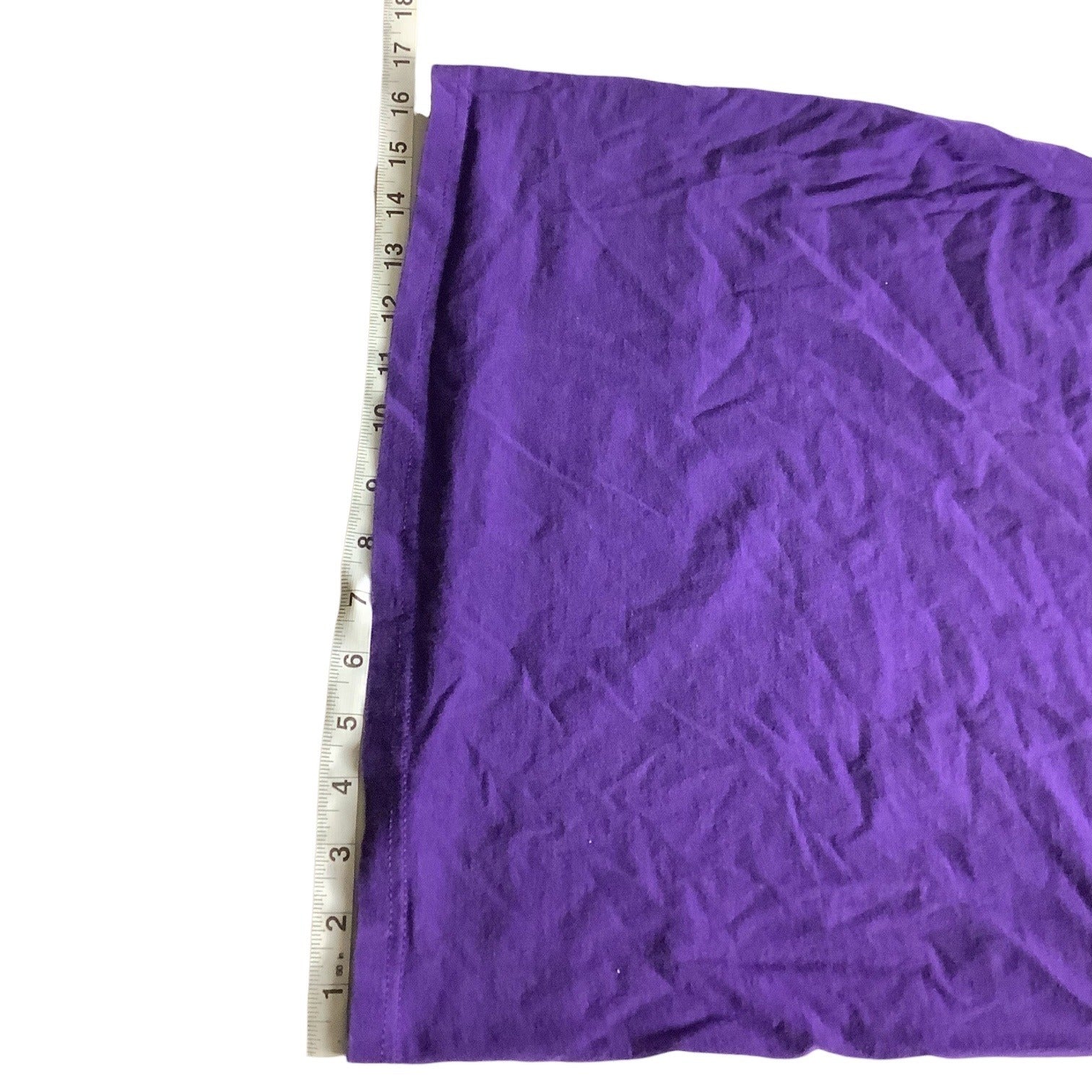 Jerzees Girls Crew Neck T-Shirt Purple Size M 10-12 Short Sleeve Casual Cotton