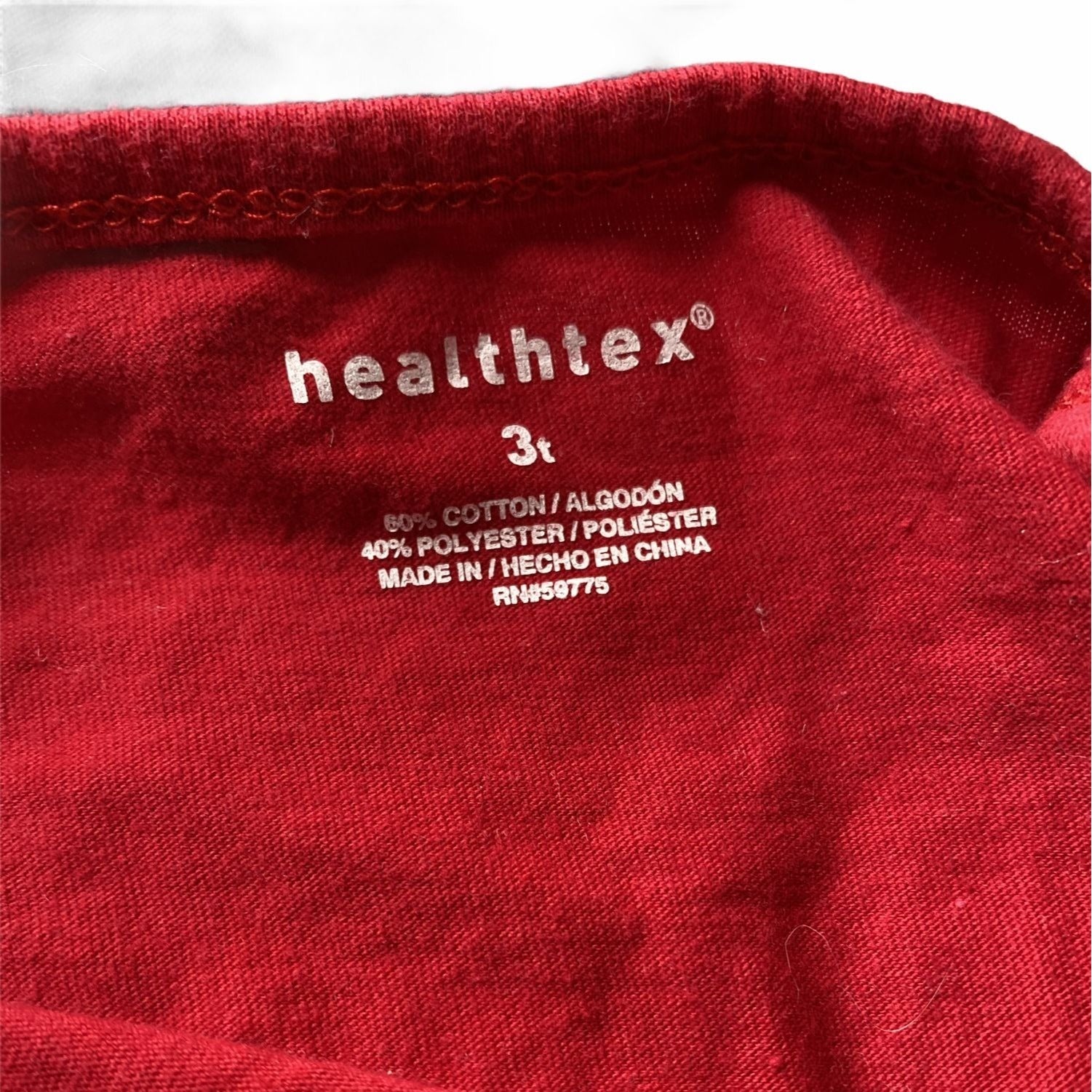 Healthtex Toddler Girls Sz 3T Outfit Red Tank Top Black Pants Ice Cream Graphic