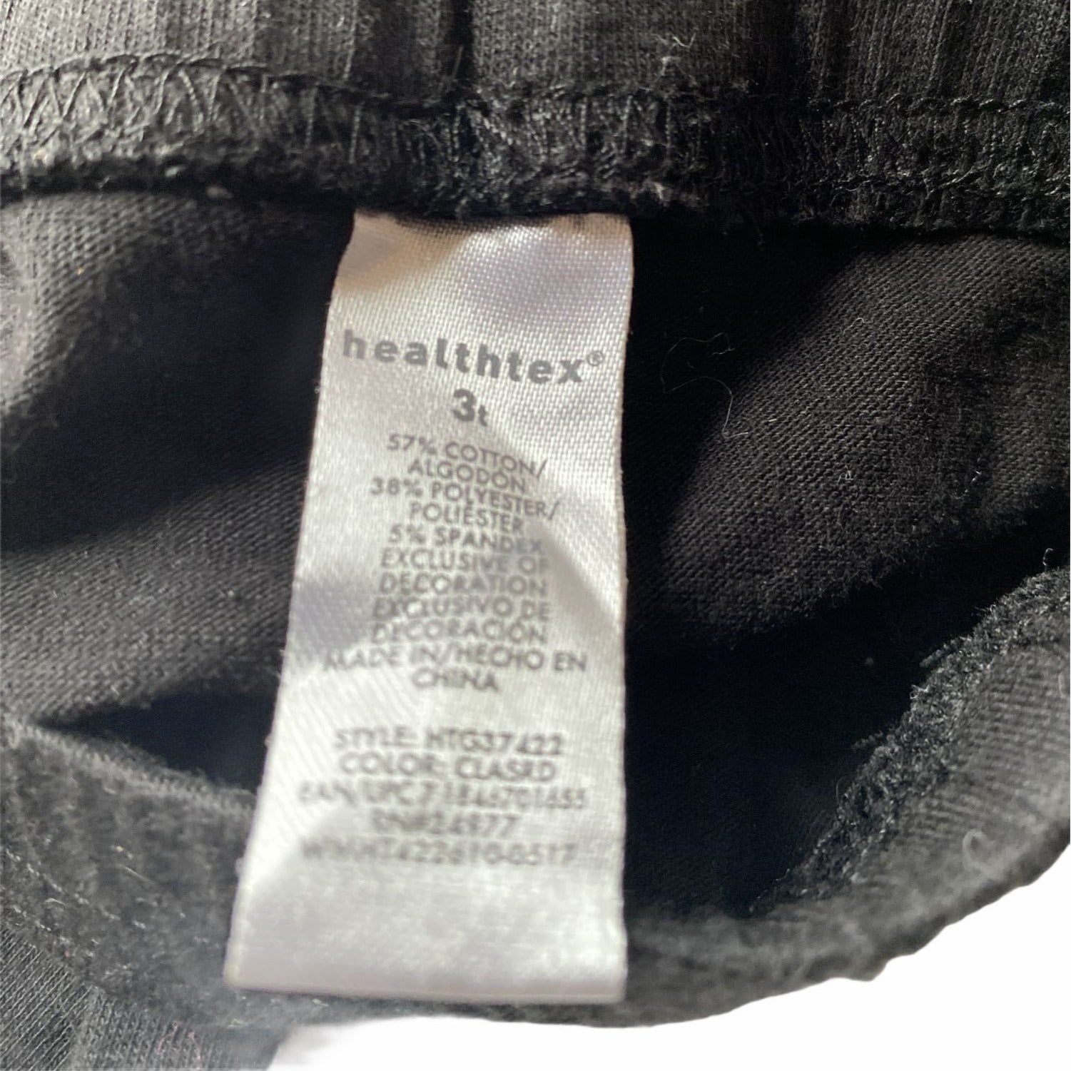 Healthtex Toddler Girls Sz 3T Outfit Red Tank Top Black Pants Ice Cream Graphic