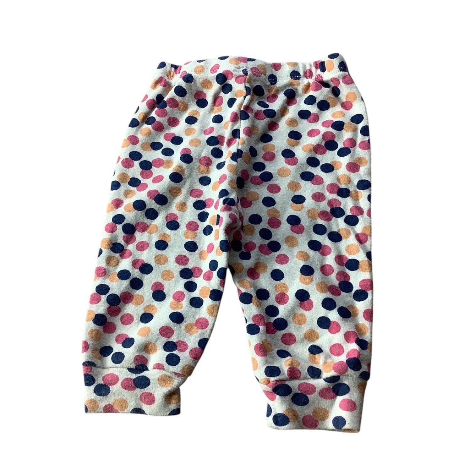 Lot of 2pc PS By The Peanutshell Baby Girl Pants 6M Polka Dot & Ballerina Prints