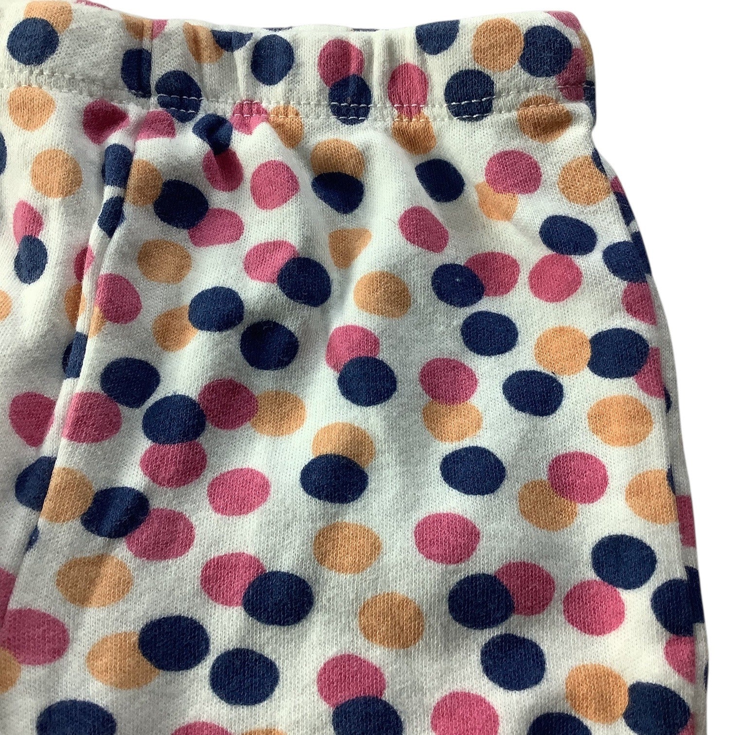 Lot of 2pc PS By The Peanutshell Baby Girl Pants 6M Polka Dot & Ballerina Prints