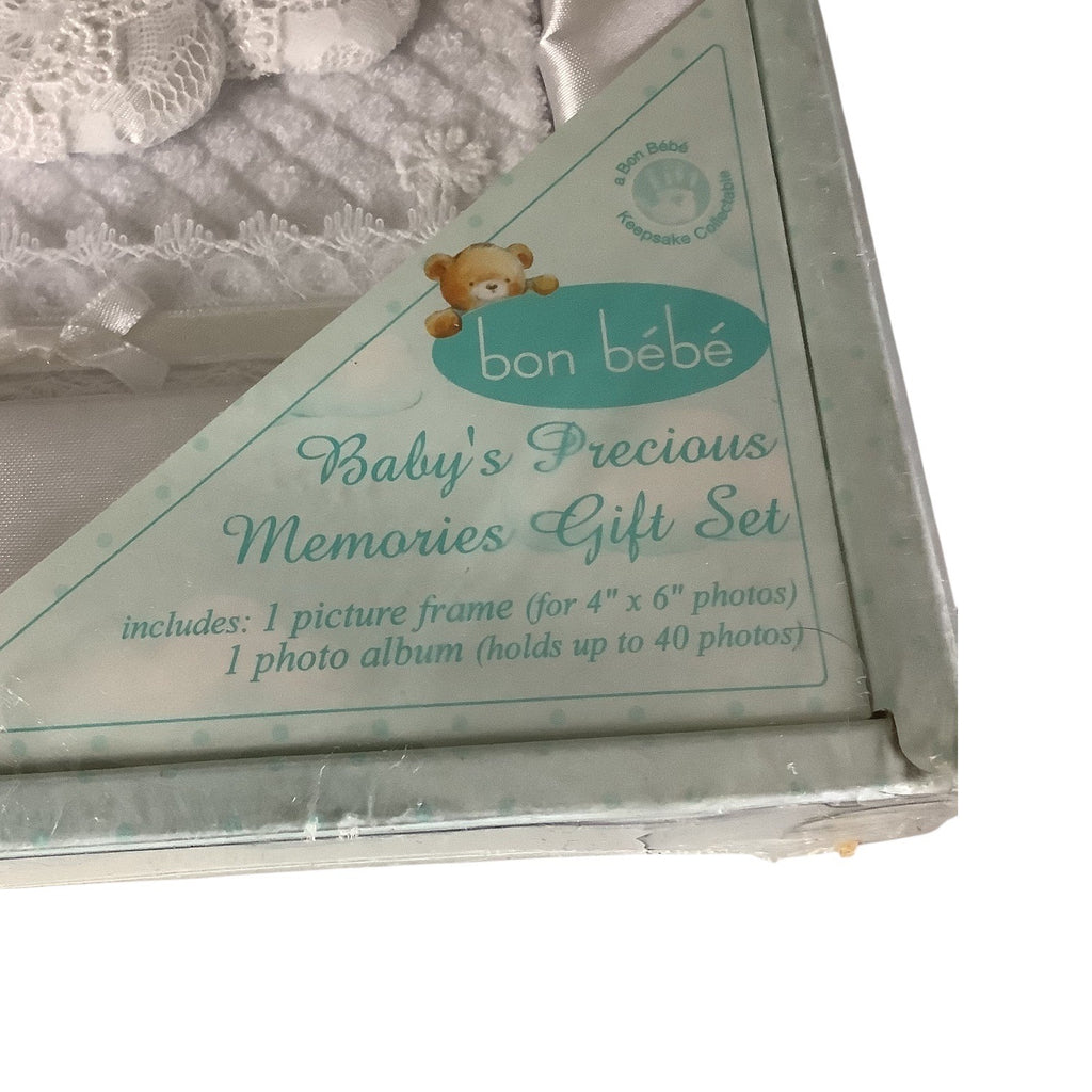 Bon Bebe Baby’s  Precious Memories Keepsake Gift Set With Photo Frame & Album