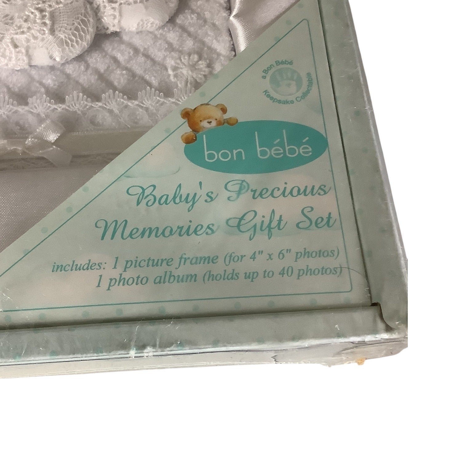 Bon Bebe Baby’s  Precious Memories Keepsake Gift Set With Photo Frame & Album