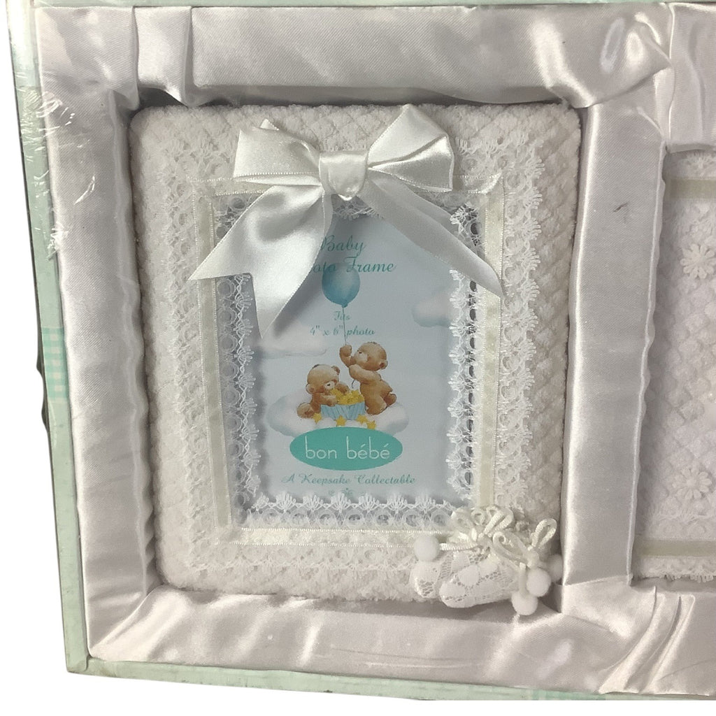 Bon Bebe Baby’s  Precious Memories Keepsake Gift Set With Photo Frame & Album