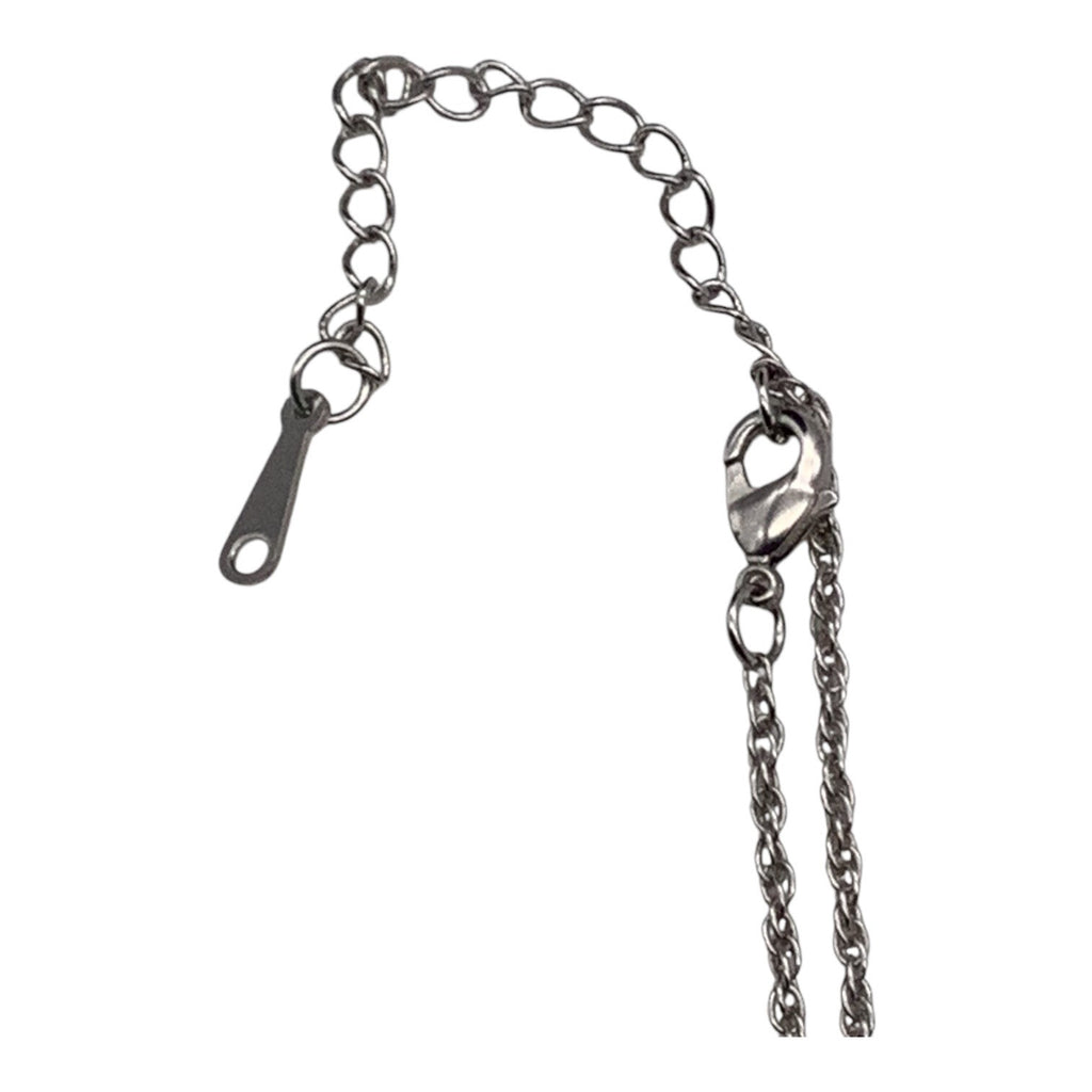 Blue Swarovski Crystal Heart Necklace W/ Silver Stars Pendant Adjustable Chain