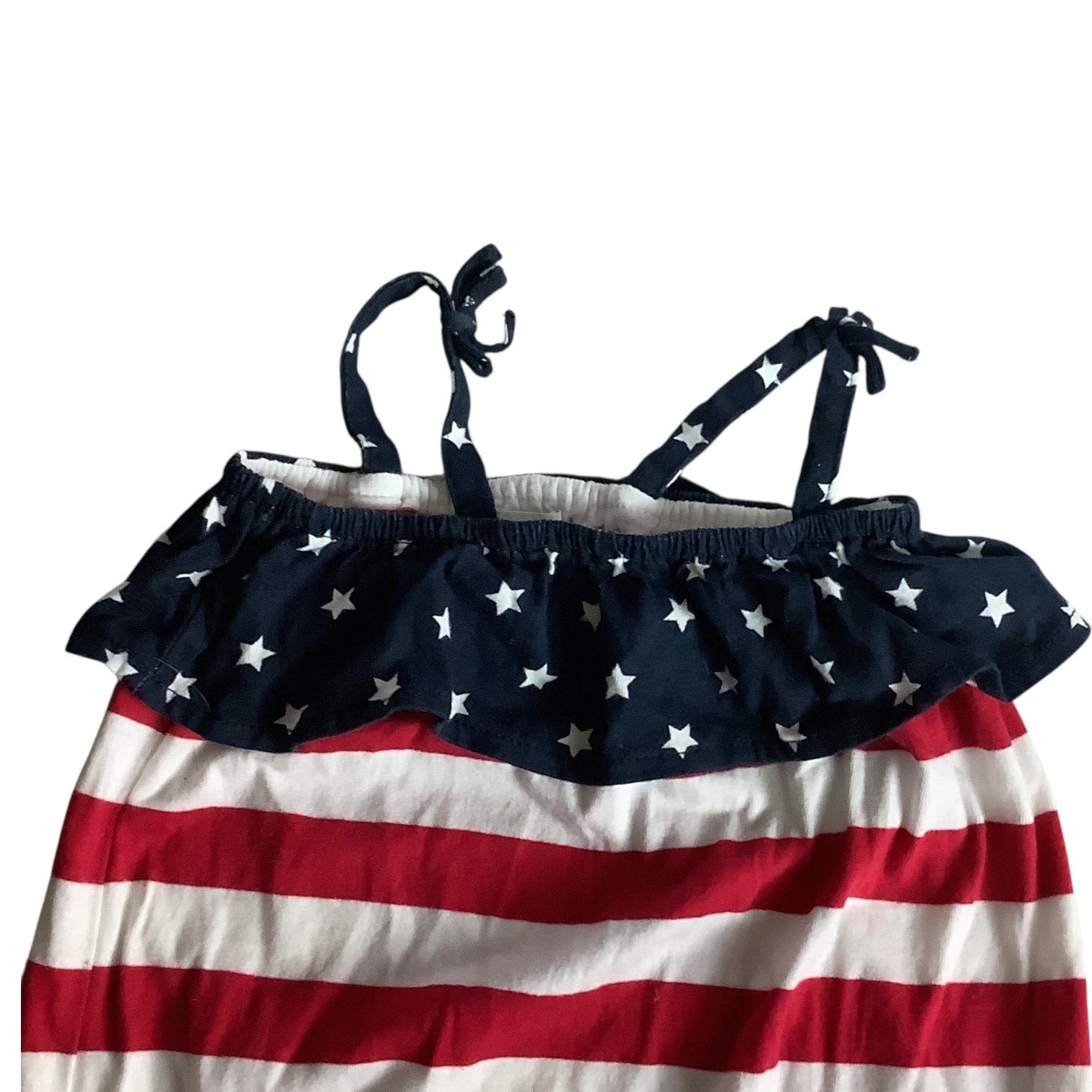 The Childrens Place Baby Girl 4th Of July Romper Summer One Piece Size 0-3 Months