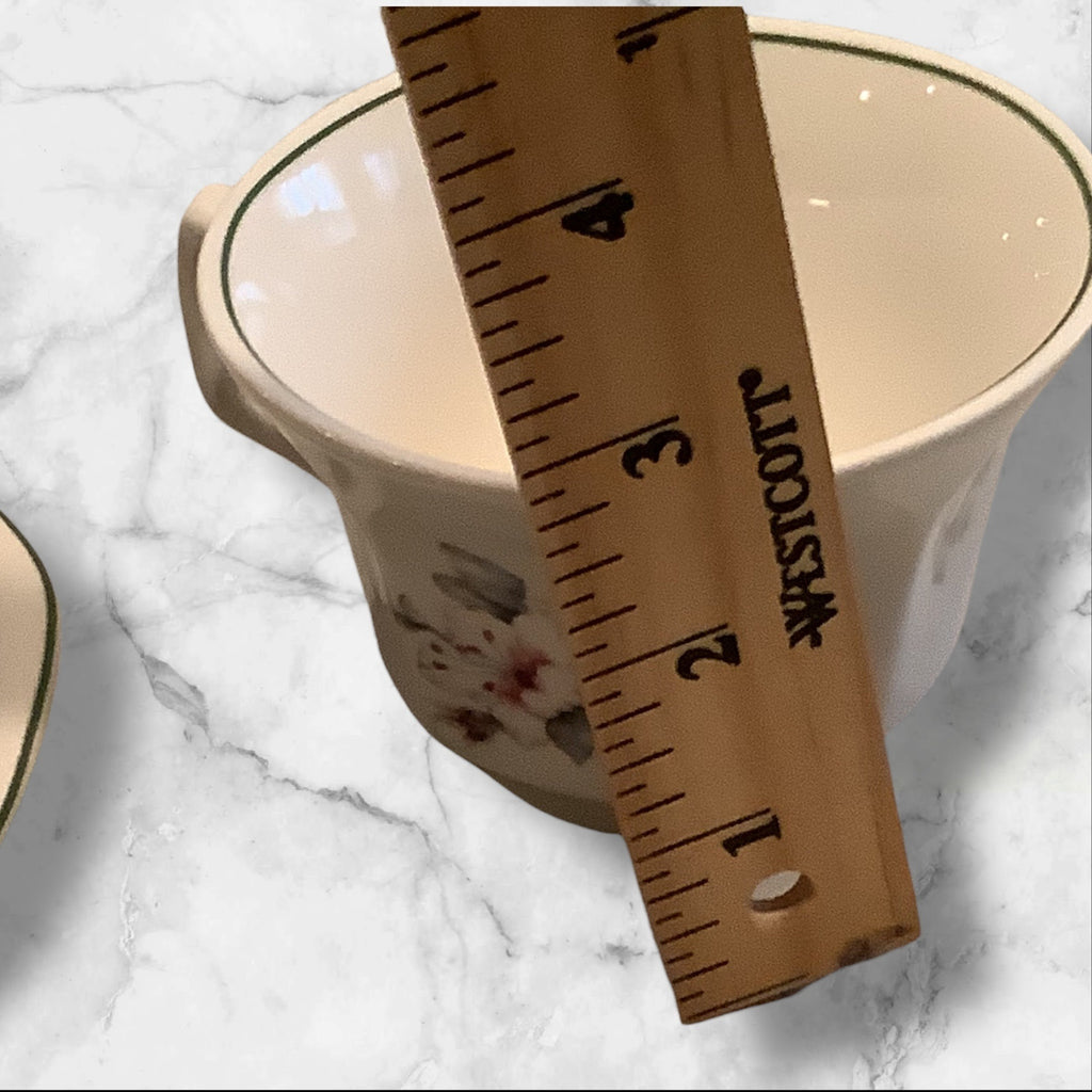 Grace Teaware Floral Pattern Bone China Cup & Saucer Set Of 2