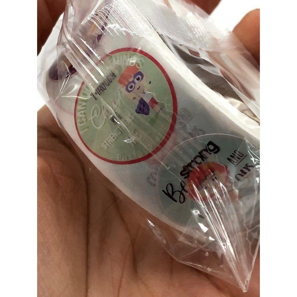 Inspirational Bible Verse Thank You Stickers Roll 4 Alternative Designs 500 1in