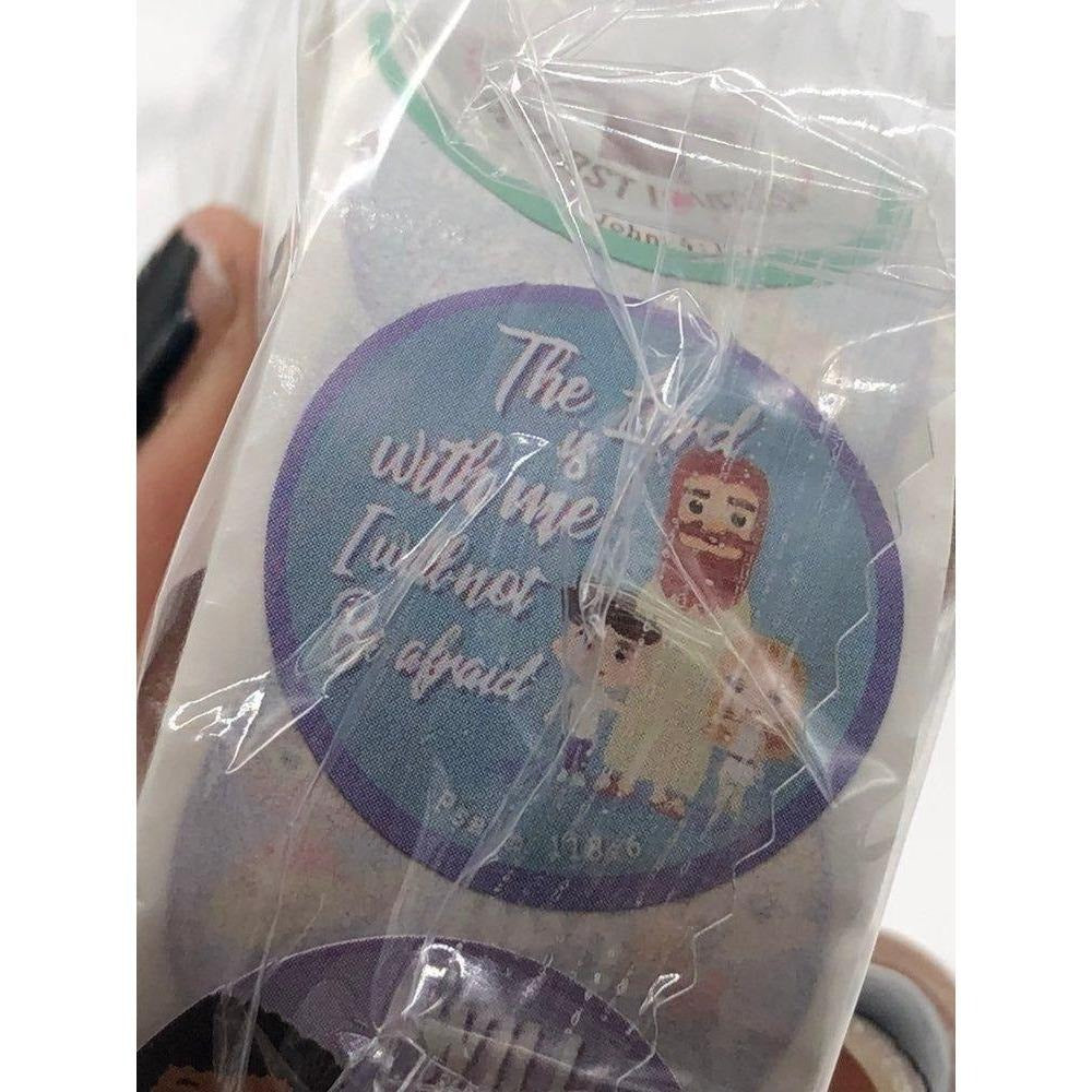 Inspirational Bible Verse Thank You Stickers Roll 4 Alternative Designs 500 1in