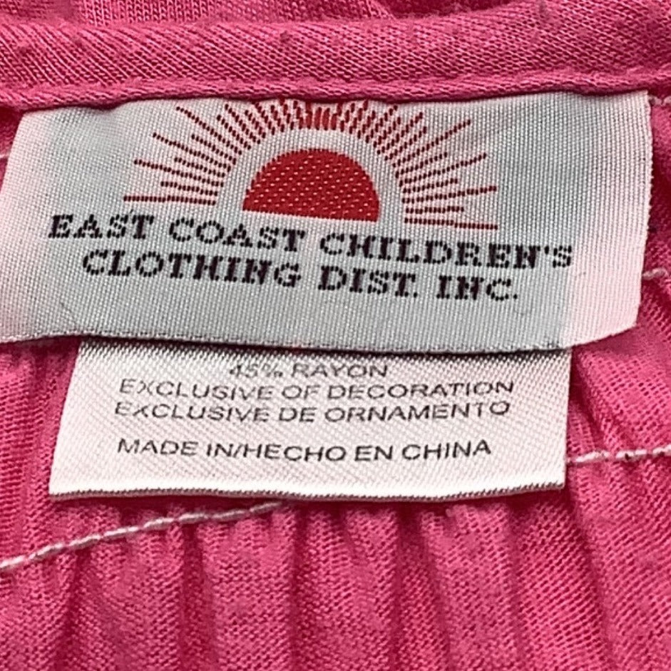 Pink Sleeveless Girls Dress By East Coast Childrens Clothing Size 7/8 Medium
