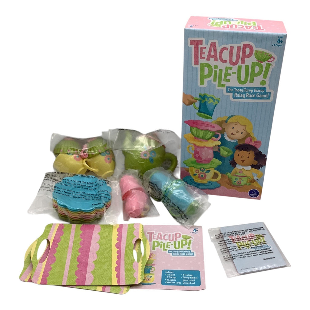 Educational Insights Teacup Pile-Up! Preschool Relay Game Fun Educational Game