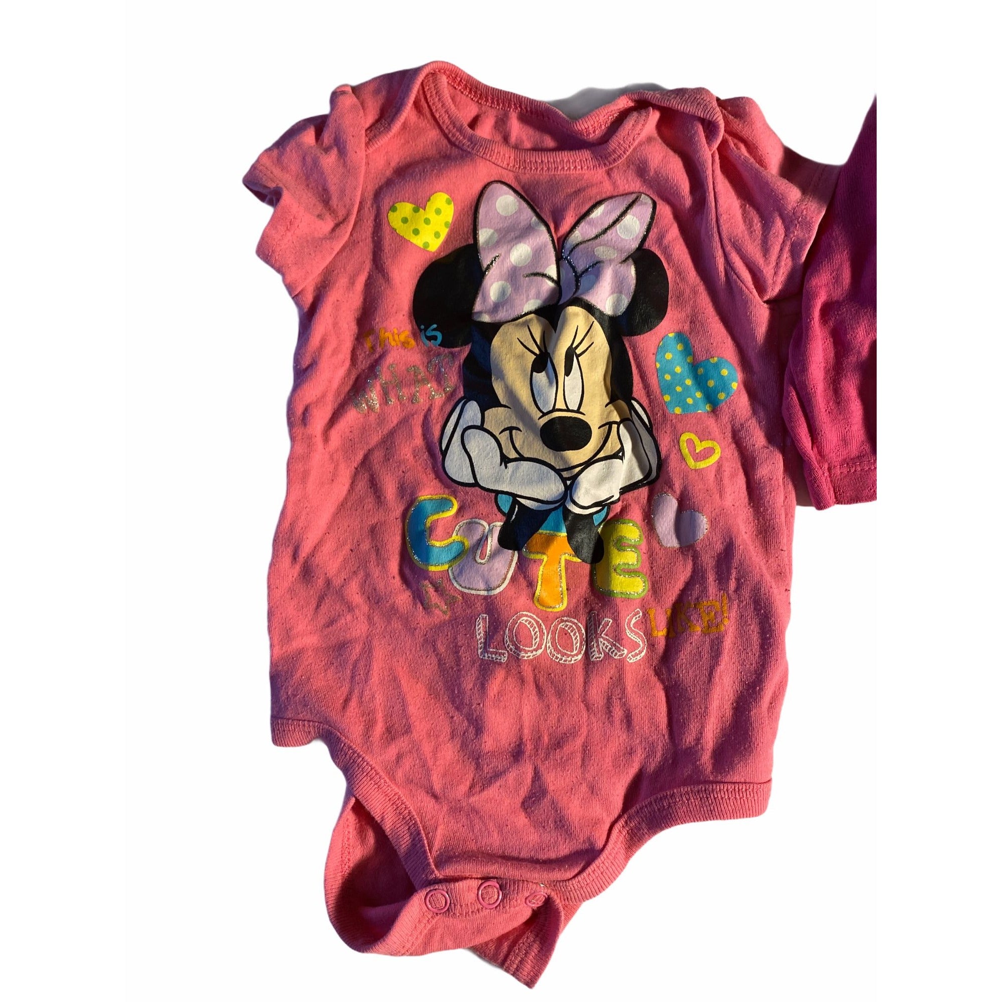 Girls Tee Lot 3 Pc Size 6-9 M One Piece T-Shirt Multicolor Graphic