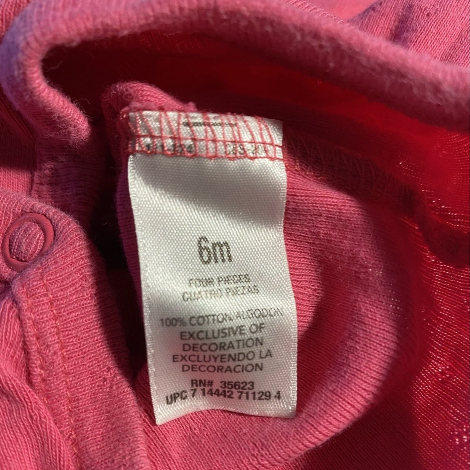 Girls Tee Lot 3 Pc Size 6-9 M One Piece T-Shirt Multicolor Graphic