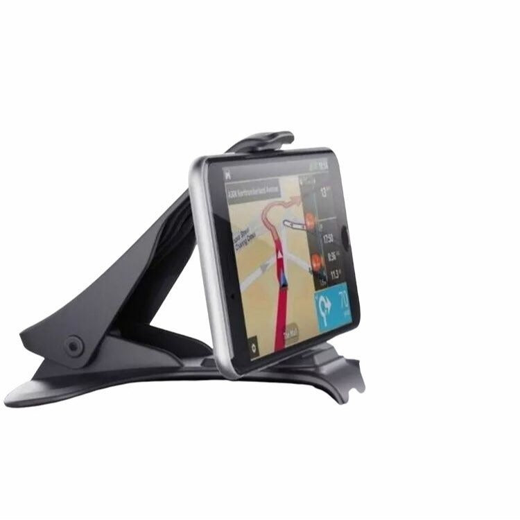 Universal Non Slip Dashboard Holder For GPS & Phones Black PC Base ABS Clip