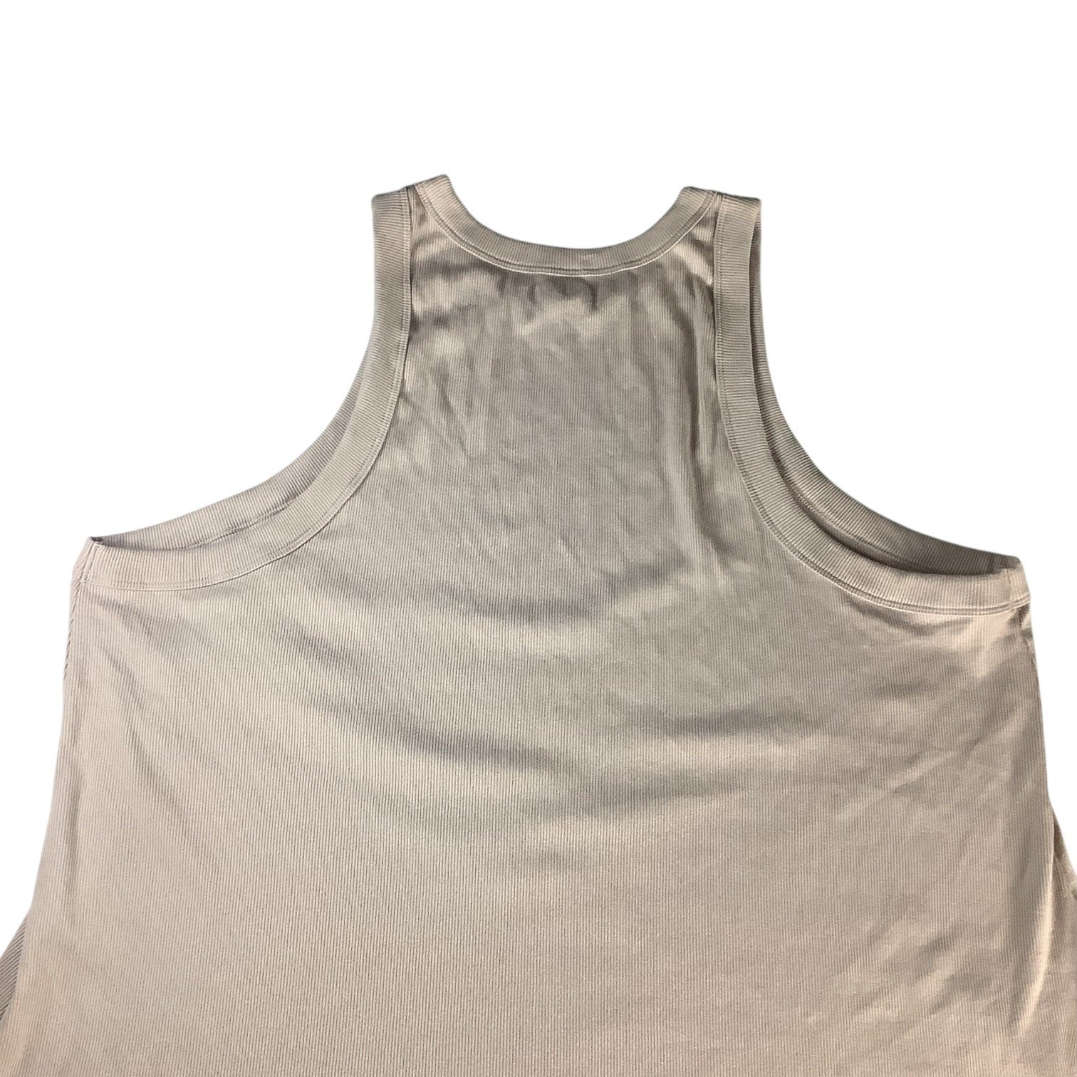 Old Navy Women’s Plus Ribbed Tank Top 4X Beige Nude Sleeveless Casual Shirt