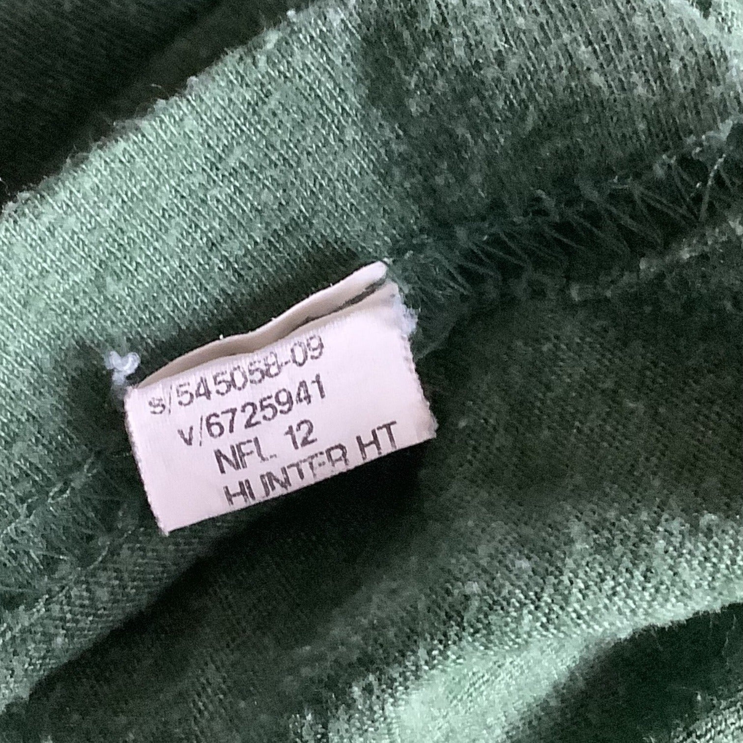 New York Jets NFL Womens Long Sleeve Crew Neck T-Shirt XL Green Logo Football Tee