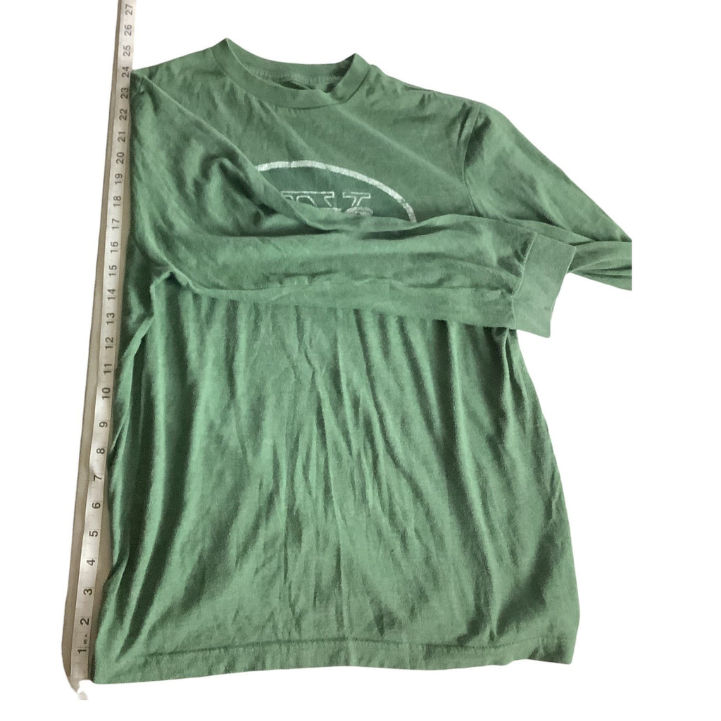 New York Jets NFL Womens Long Sleeve Crew Neck T-Shirt XL Green Logo Football Tee