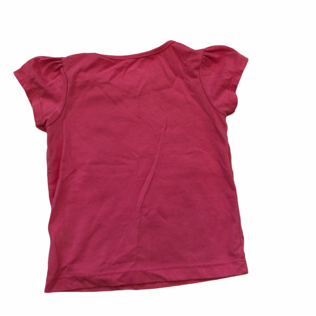 Baby Girls Graphic Tee Cute Fun Lucky Design 12M Pink & Green St. Patrick's Day